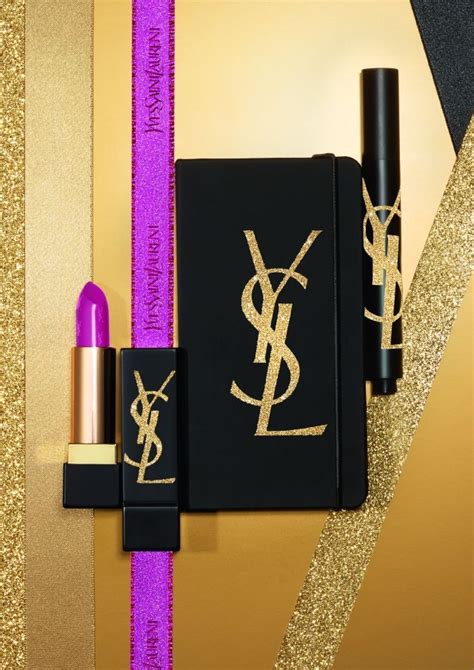 Yves Saint Laurent holiday makeup shines with metallics